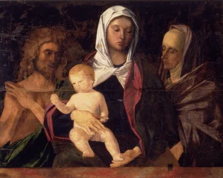 Madonna y el Niño con San Juan Bautista y Santa Ana